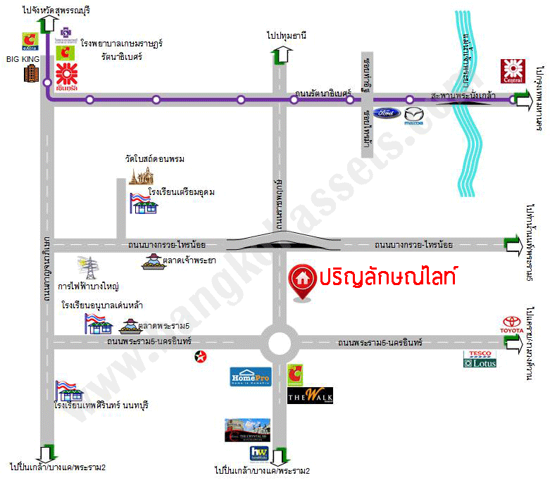 *****ทาวน์เฮ้าส์มือสอง นนทบุรี ม.ปริญลักษณ์ไลท์ พระราม5 เนื้อที่กว้างถึง 33.40 ตร.ว. ฟังก์ชัน 3 ห้องนอน 3 ห้องน้ำ 2 ที่จอดรถ หลังมุม ได้พื้นที่รอบบ้านกว้างขวาง บนทำเลติดถนนราชพฤกษ์ ใกล้รถไฟฟ้าสายสีม่วง "สถานีบางรักน้อยท่าอิฐ" และจุดขึ้นทางด่วน "ศรีรัช"